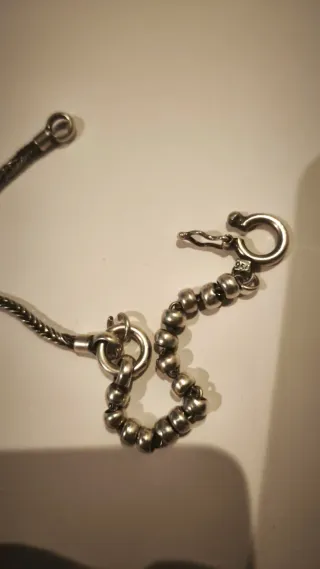 Pulsera Plata Estilo Barrel Slide