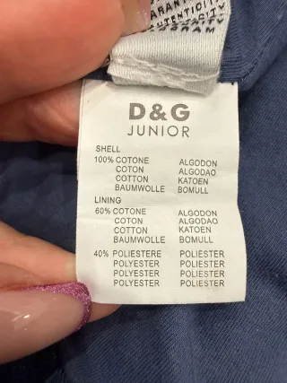 Giacca denim bimbo Dolce & Gabbana 9-10 anni