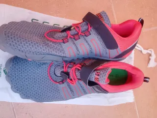 Zapatillas Saguaro Hombre Talla 46 Gris/Rojo