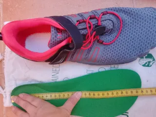Zapatillas Saguaro Hombre Talla 46 Gris/Rojo