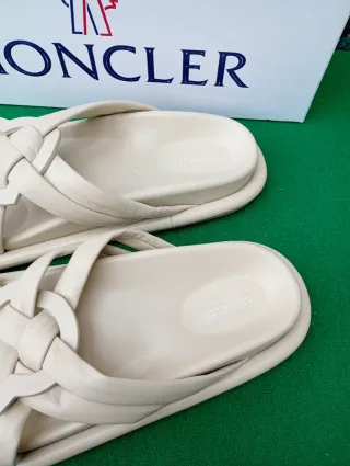 Moncler ciabatte donna beige Tg 39