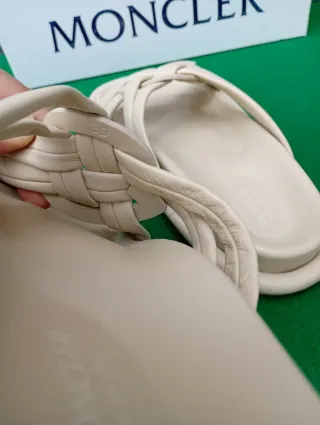 Moncler ciabatte donna beige Tg 39