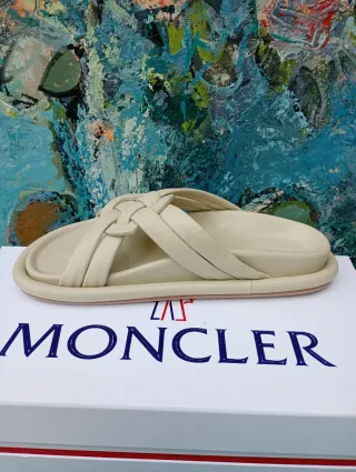 Moncler ciabatte donna beige Tg 39