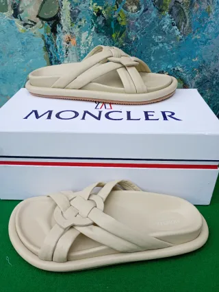 Moncler ciabatte donna beige Tg 39