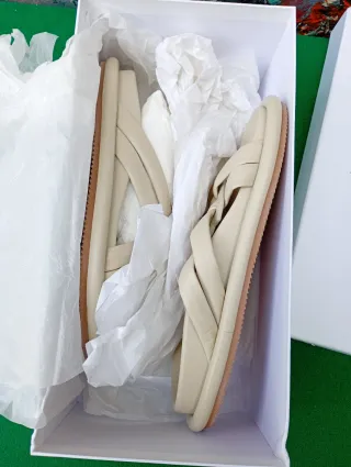 Moncler ciabatte donna beige Tg 39