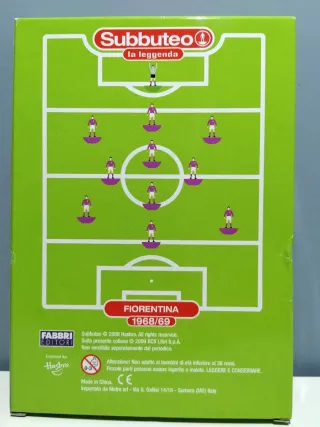 Subbuteo La Leggenda Squadra Fiorentina 1968/69