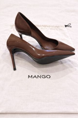 Zapatos tacón Mango marrones talla 38 nuevos