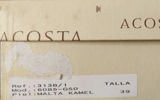 Botas altas Acosta piel beige