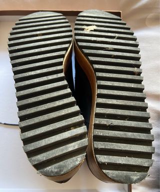 Zapatos Oxford con plataforma negros