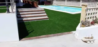 Césped artificial reciclado