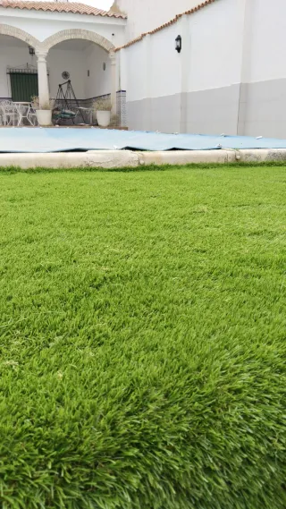 Césped artificial reciclado