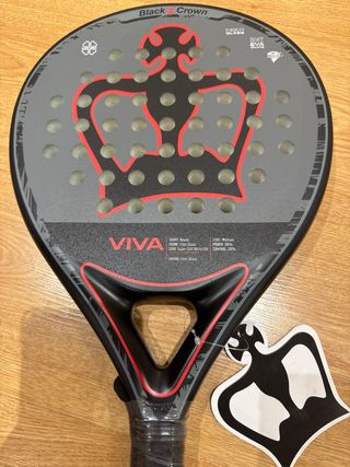 Pala de pádel Black Crown VIVA.
