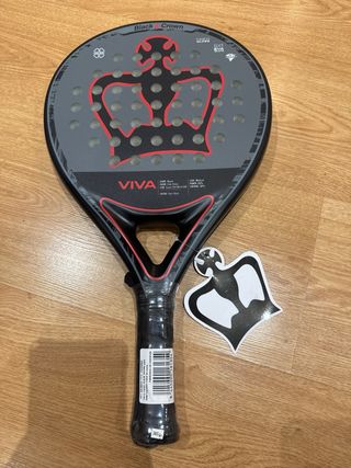Pala de pádel Black Crown VIVA.