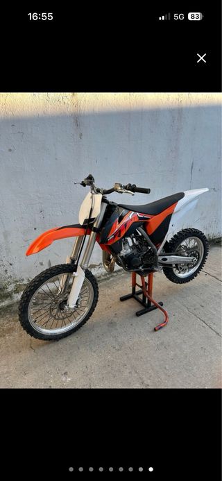 KTM 85cc Motocross Naranja/Blanco