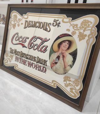 Specchio Coca-Cola Maxi 74x54 Legno