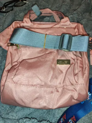 Mochila/bolso rosa maquillaje