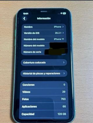 iPhone Apple Azul/Plata