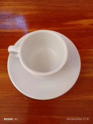 Juego 7 Tazas Espresso Porcelana