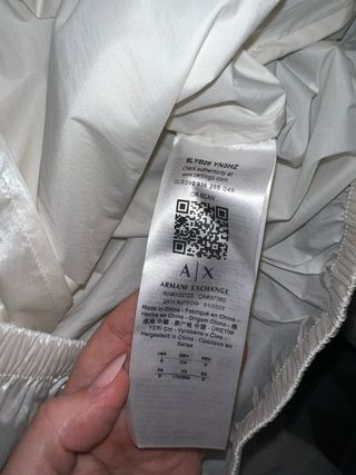 Cazadora Armani Exchange Blanca