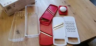 Mandolina Slicer 5 en 1 Roja Nueva