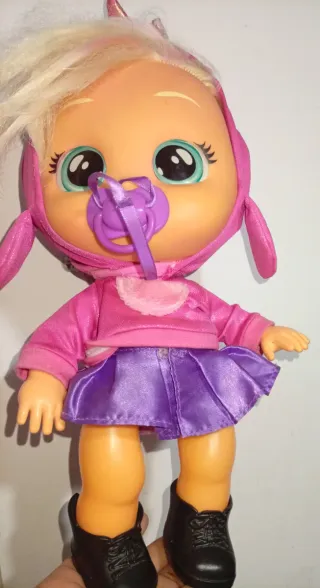 Muñeca Bebé Llorón Unicornio