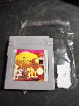 Juego Game Boy The Lion King
