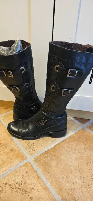 Stivali Nero Giardini Donna Neri in pelle