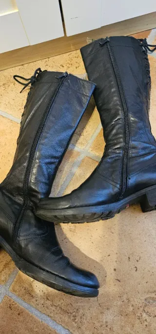 Stivali Nero Giardini Donna Neri in pelle