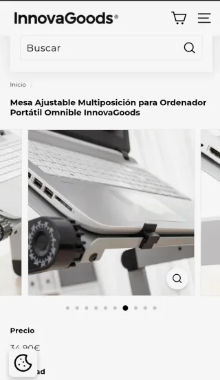 Mesa Portátil Ajustable Innovagoods