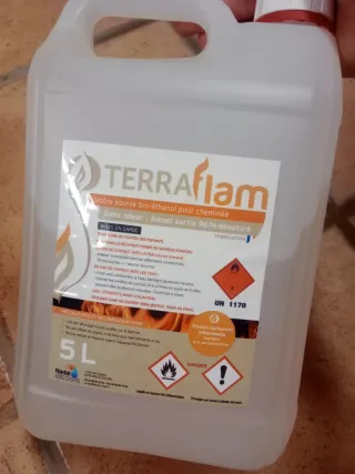 Chimenea Bioetanol  + 2 Garrafas NUEVAS