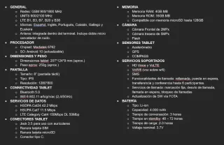 Teléfono Fijo móvil ADOC D30 Negro precintado