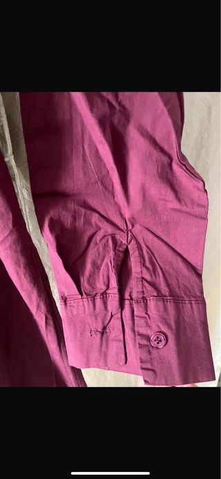 Vestito leggero lungo in cotone , bordeaux