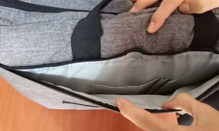 Maletín funda portátil gris