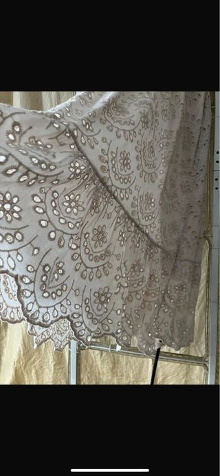 Vestito leggero sangallo cotone taglia unica m-L