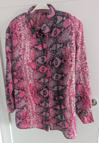 Blusa Jacqmar floral o Camisa Atmósfera estampada