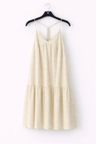 Vestido ba&sh romántico francés beige