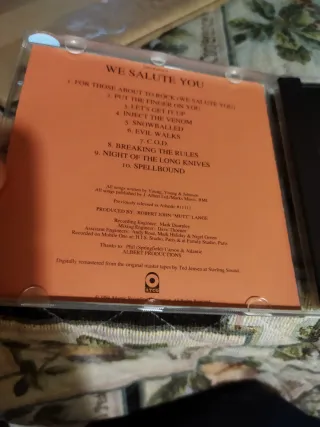 AC/DC - For Those About To Rock CD.