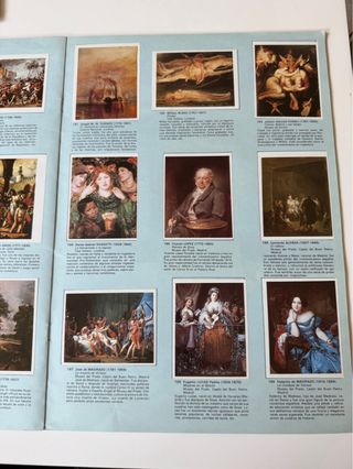 Libro para Cromos Maestros de la Pintura