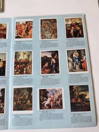 Libro para Cromos Maestros de la Pintura