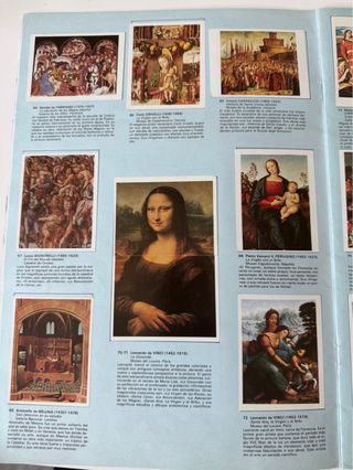Libro para Cromos Maestros de la Pintura
