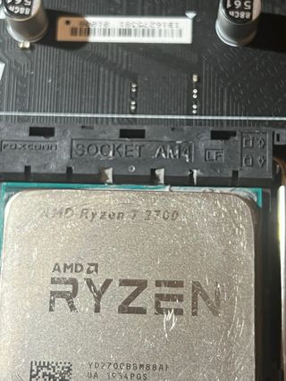 Ryzen 2700 + msi X470 GAMING PRO + amd wraith rgb