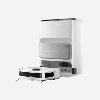EUREKA J12 Ultra Robot Aspirador y Fregasuelos,Vaciado Automático/Lavado Automático/Secado Automático Robot Aspirador Autovaciado,AI 3D Obstáculos Navegación LiDAR,5000Pa,180min Batería,WiFi/App