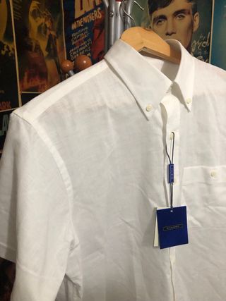 Camisa Rushmore Blanca Manga Corta