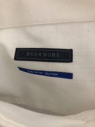 Camisa Rushmore Blanca Manga Corta