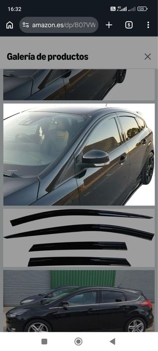 DEFLECTORES VIENTO Auto Clover 4 Piezas FORD FOCUS