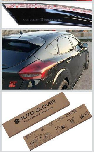 DEFLECTORES VIENTO Auto Clover 4 Piezas FORD FOCUS