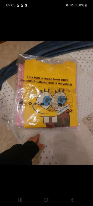 Set 2 magliette Spongebob + Patrick Stella