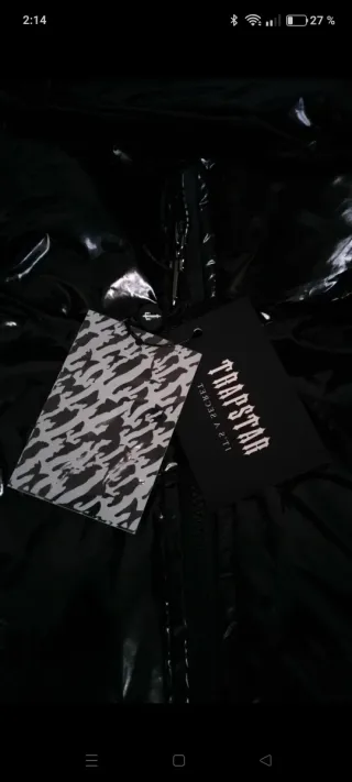 Abrigo Trapstar Negro Brillante