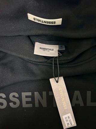 Felpa Essentials Nera XL