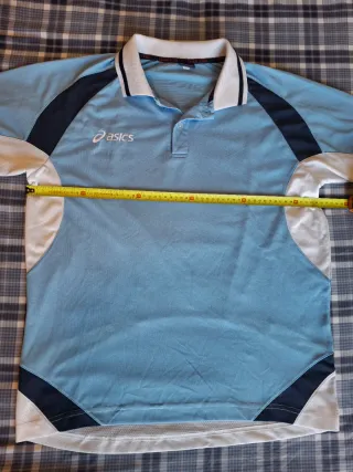 Polo Asics uomo azzurro